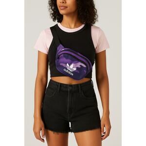 Adidas Originals Purple Camo Belt Bag Fanny Pack Crossbody Waist Pack